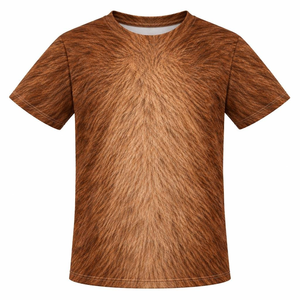Cuddly Capybara Costume All Over Youth T Shirt Youth T-Shirts Old Glory YSM Multicolor