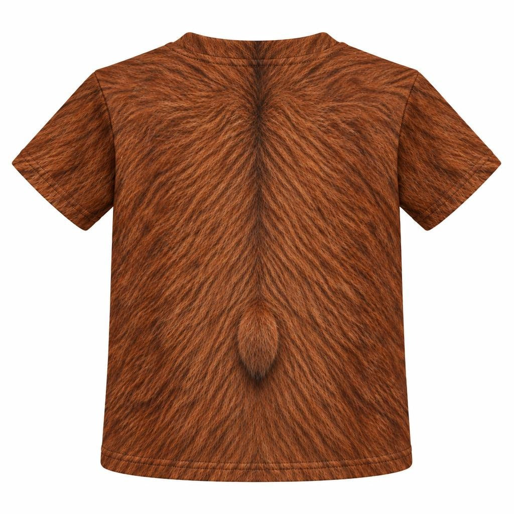 Cuddly Capybara Costume All Over Toddler T Shirt Toddler T-Shirts Old Glory