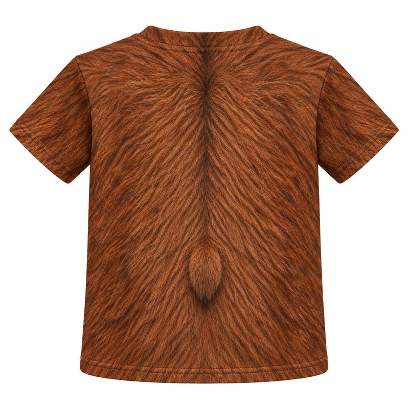 Cuddly Capybara Costume All Over Toddler T Shirt Toddler T-Shirts Old Glory