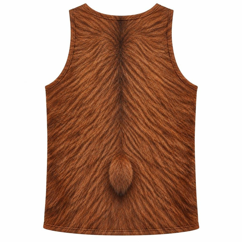 Cuddly Capybara Costume All Over Mens Tank Top Men's Tank Tops Old Glory