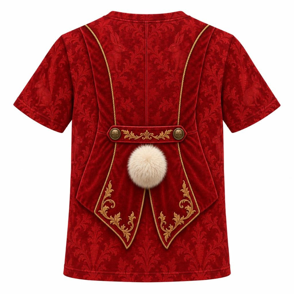 Rushed for Time Rabbit Costume All Over Youth T Shirt Youth T-Shirts Old Glory