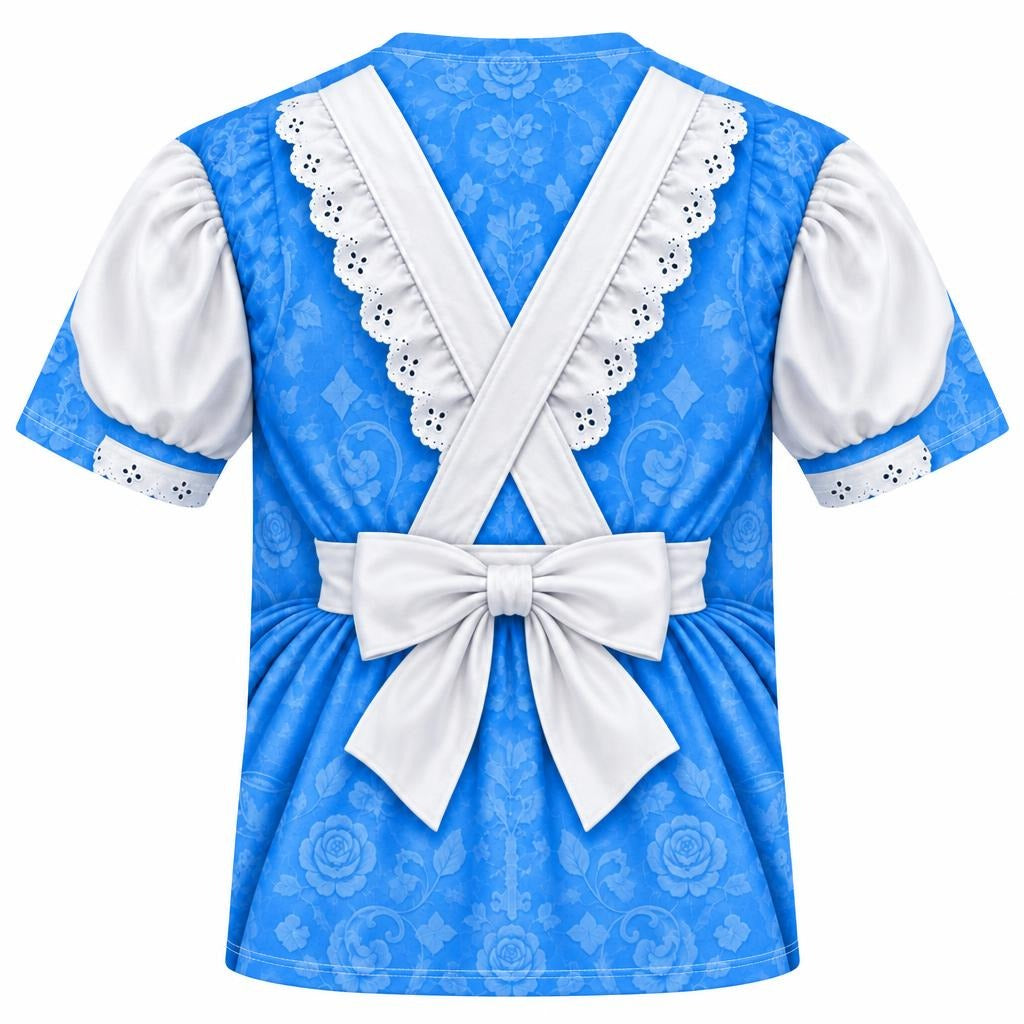 Adventurous Alice Costume All Over Mens T Shirt Men's T-Shirts Old Glory