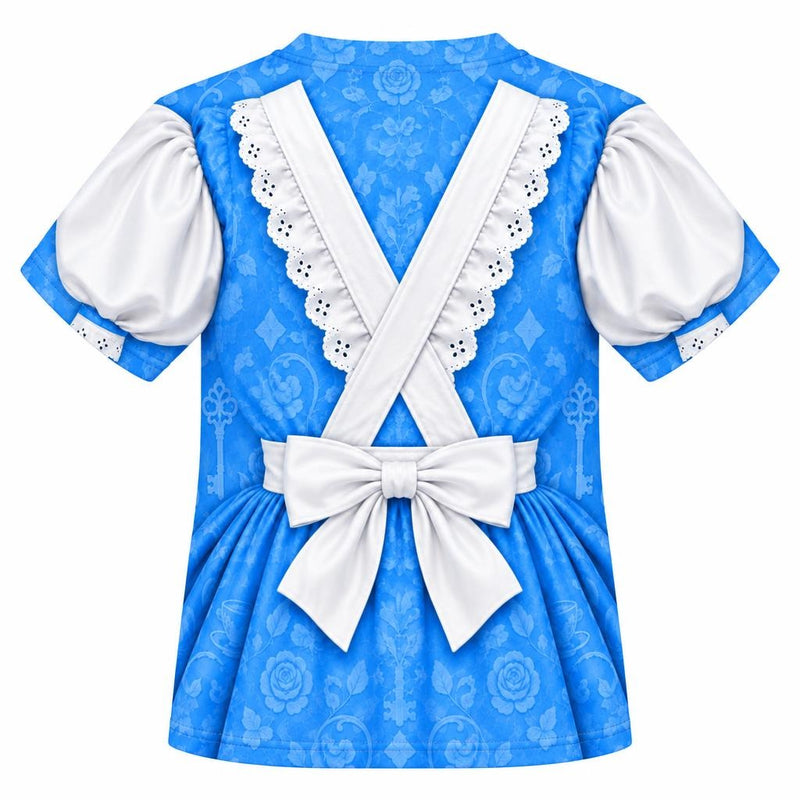 Adventurous Alice Costume All Over Youth T Shirt Youth T-Shirts Old Glory