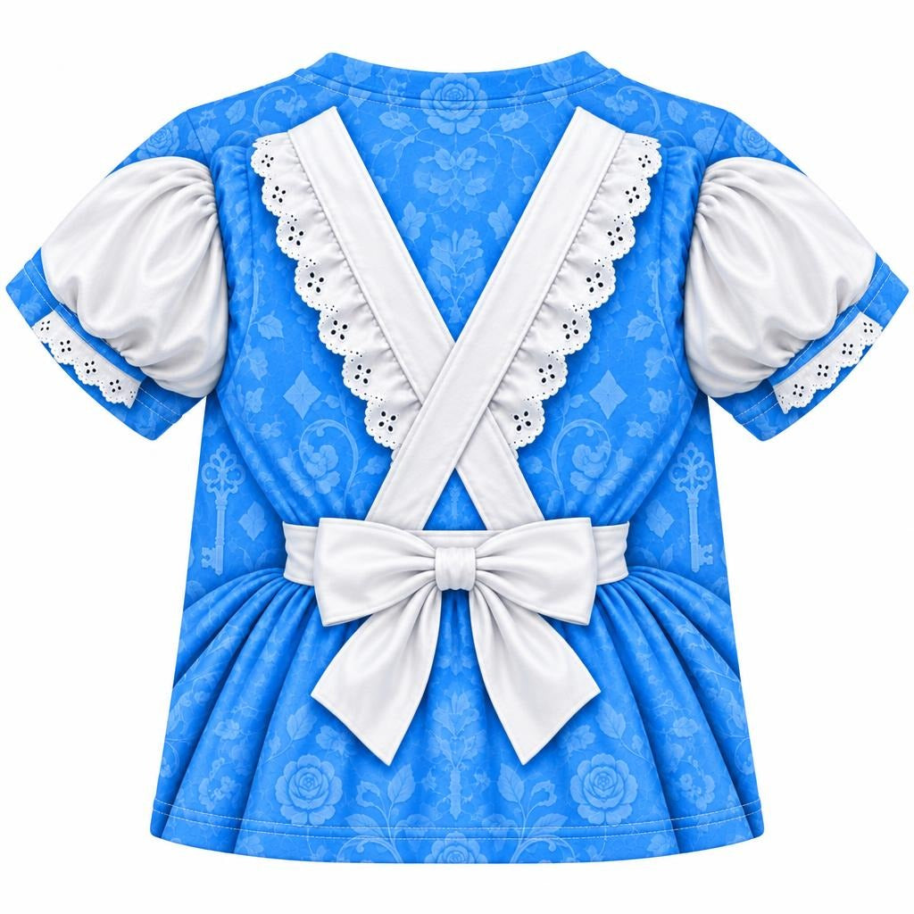 Adventurous Alice Costume All Over Toddler T Shirt Toddler T-Shirts Old Glory