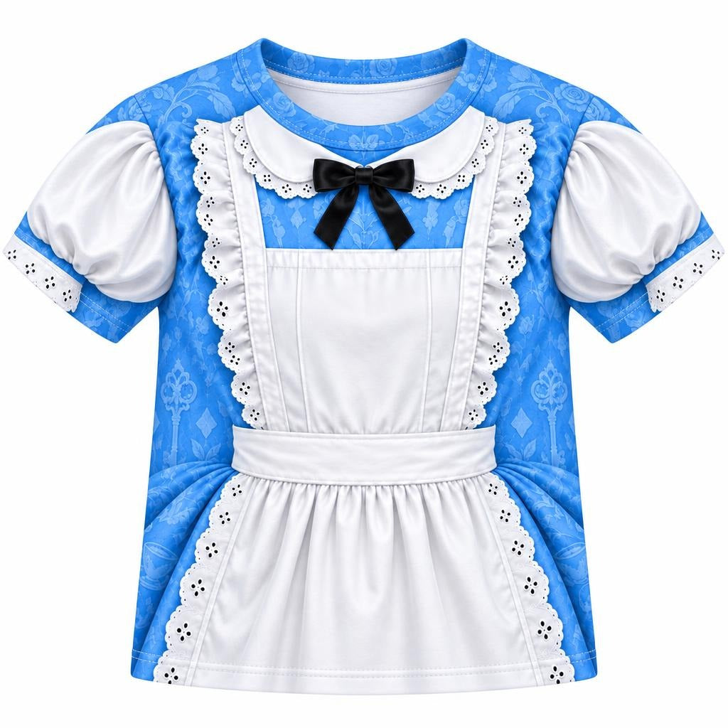 Adventurous Alice Costume All Over Toddler T Shirt