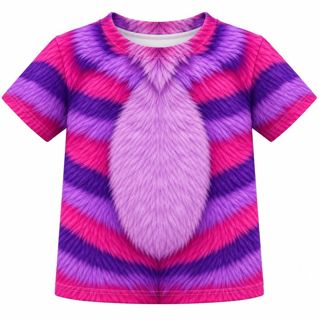Curious Striped Cat Costume All Over Toddler T Shirt Toddler T-Shirts Old Glory 2T Multicolor