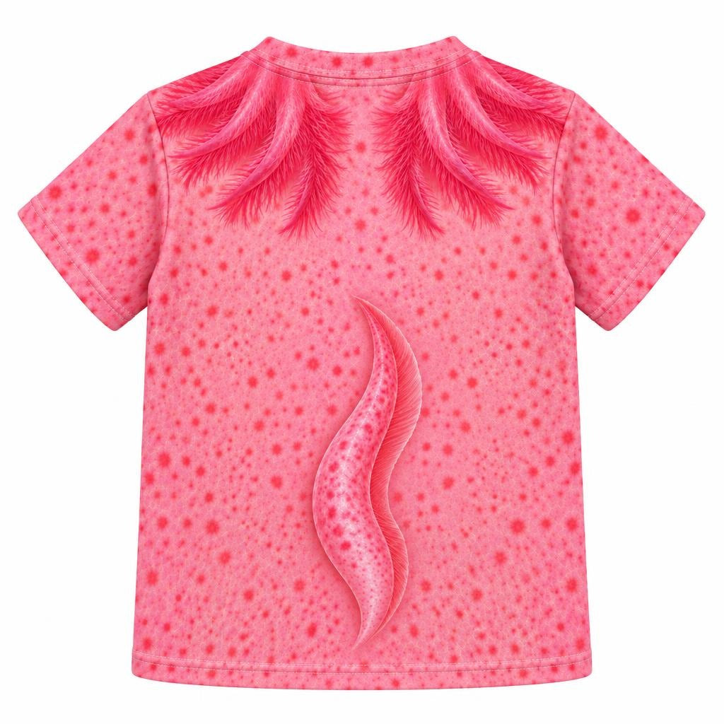 Cute Pink Axolotl Costume All Over Toddler T Shirt Toddler T-Shirts Old Glory