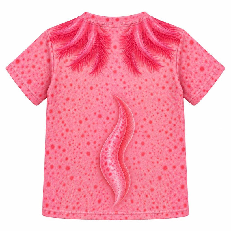 Cute Pink Axolotl Costume All Over Toddler T Shirt Toddler T-Shirts Old Glory
