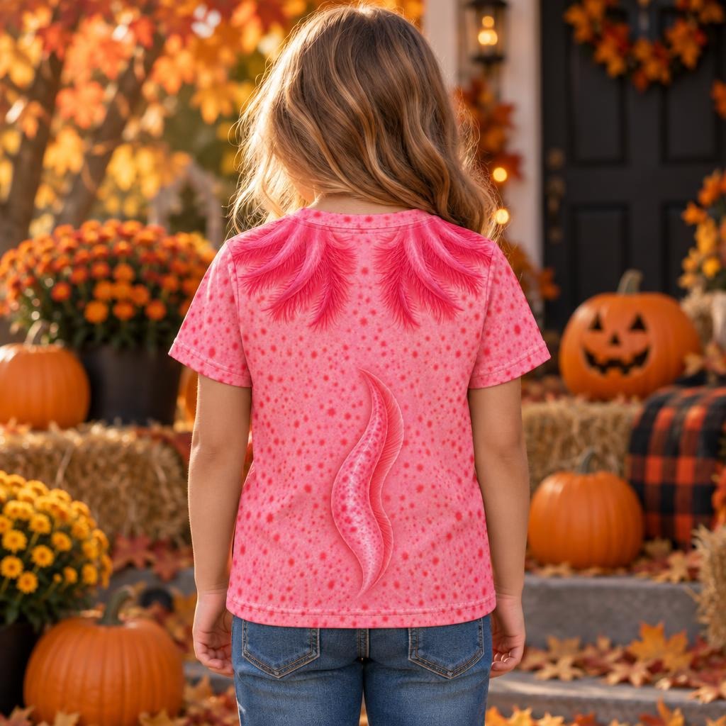 Cute Pink Axolotl Costume All Over Toddler T Shirt Toddler T-Shirts Old Glory