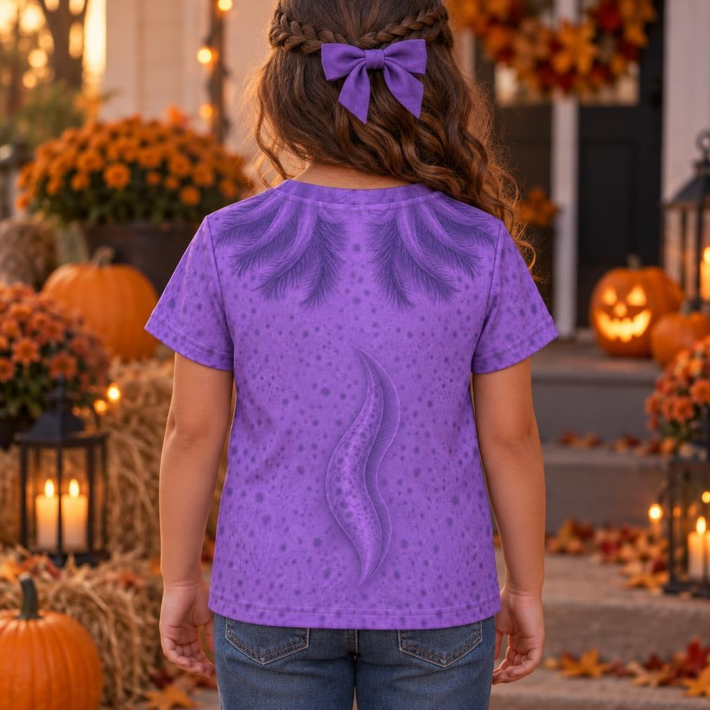 Cute Purple Axolotl Costume All Over Toddler T Shirt Toddler T-Shirts Old Glory