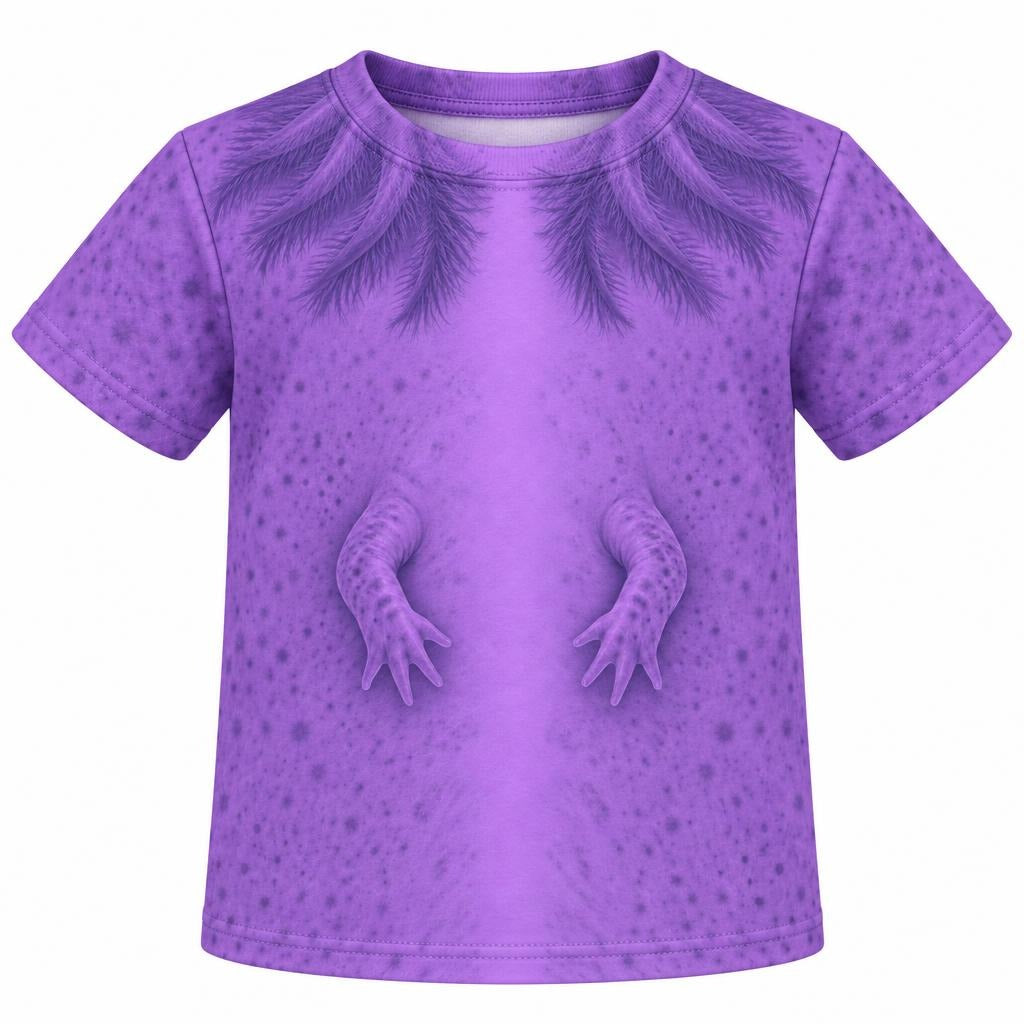 Cute Purple Axolotl Costume All Over Toddler T Shirt Toddler T-Shirts Old Glory 2T Multicolor