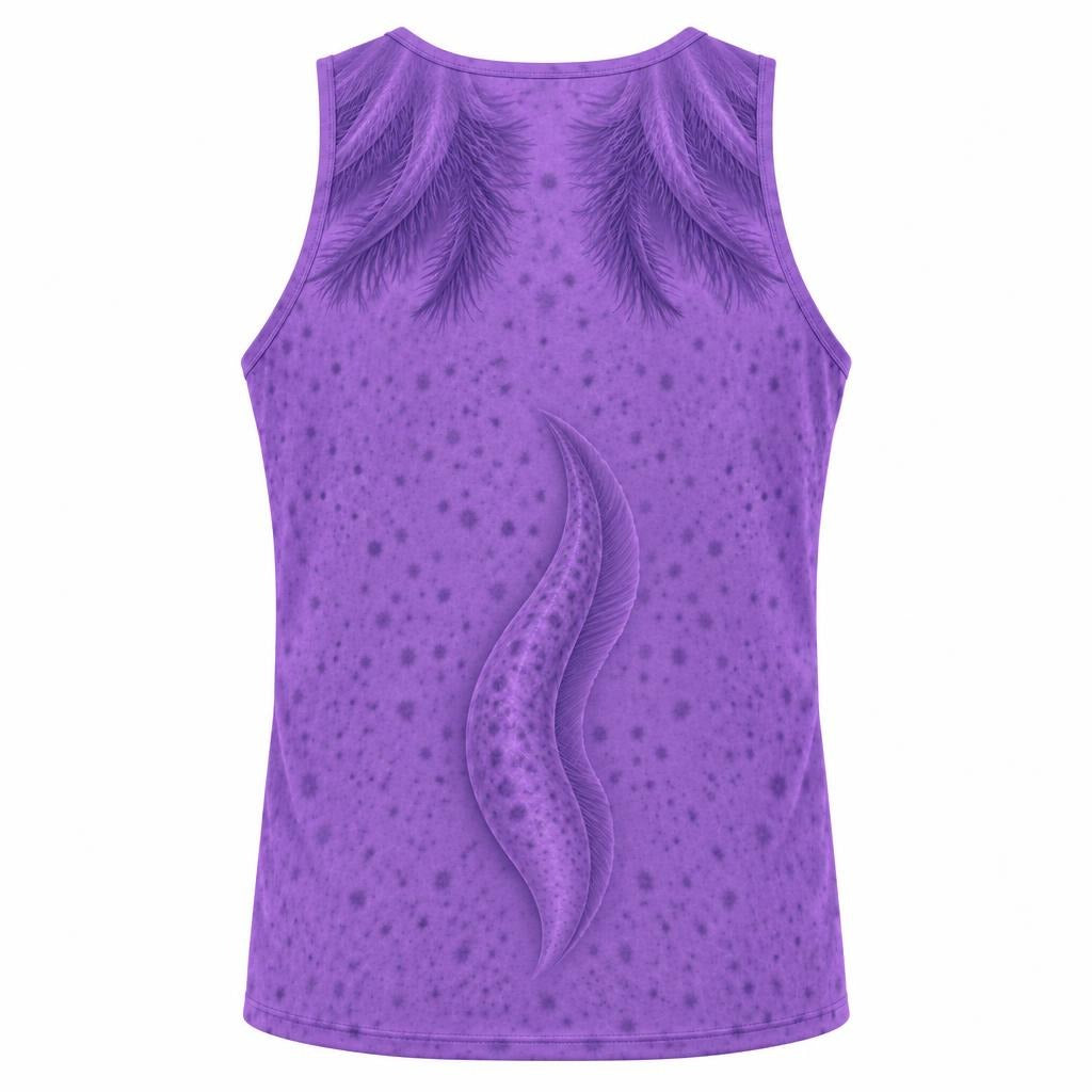 Cute Purple Axolotl Costume All Over Mens Tank Top Men's Tank Tops Old Glory