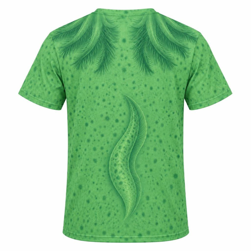 Cute Green Axolotl Costume All Over Mens T Shirt Men's T-Shirts Old Glory