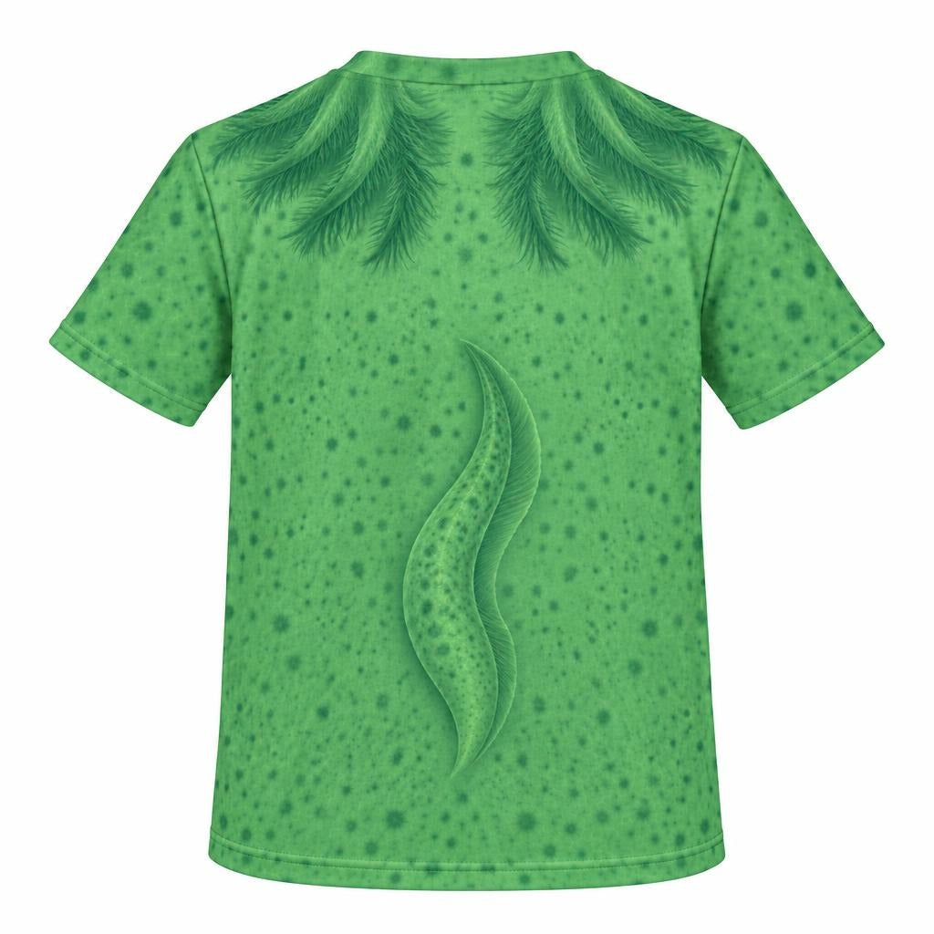 Cute Green Axolotl Costume All Over Youth T Shirt Youth T-Shirts Old Glory