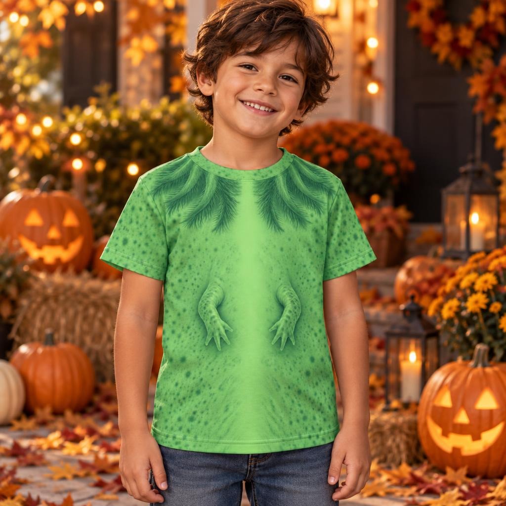 Cute Green Axolotl Costume All Over Toddler T Shirt Toddler T-Shirts Old Glory