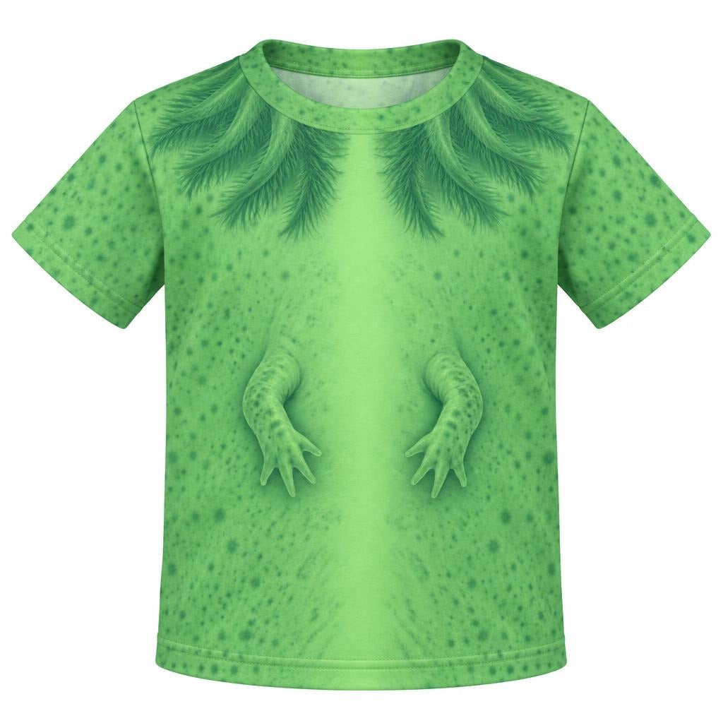 Cute Green Axolotl Costume All Over Toddler T Shirt Toddler T-Shirts Old Glory 2T Multicolor