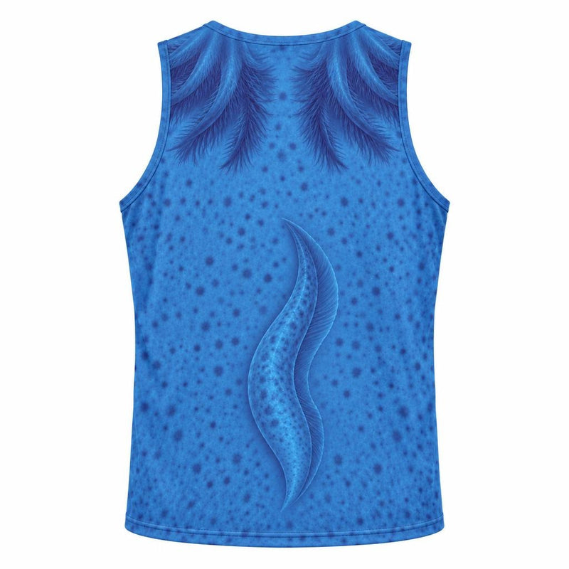 Cute Blue Axolotl Costume All Over Mens Tank Top Men's Tank Tops Old Glory