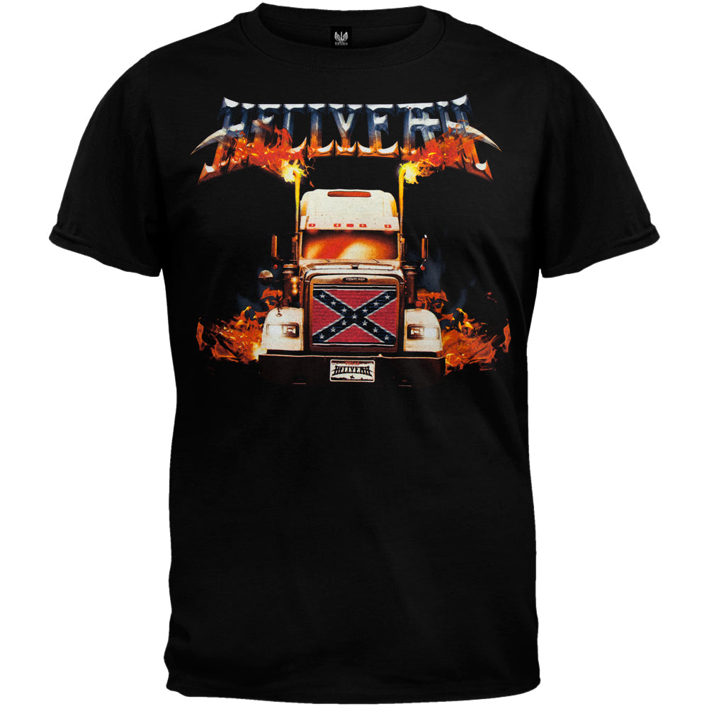 Hellyeah - Flame And Rust Mens T Shirt Men's T-Shirts Oldglory.com SM Black