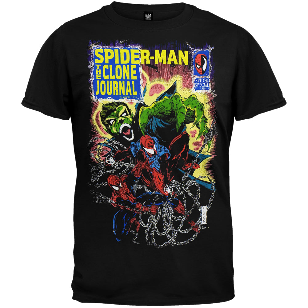 Spider-Man - Clone Journal Soft T-Shirt Men's T-Shirts Spider-Man   