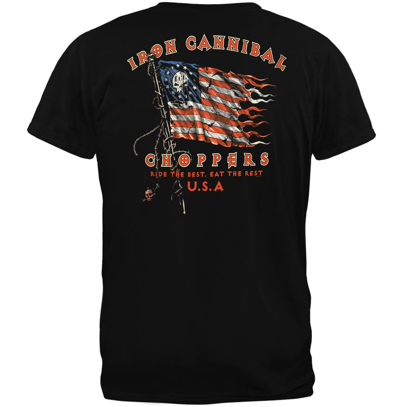 Iron Cannibal Choppers - Union Pride T-Shirt Men's T-Shirts Old Glory   