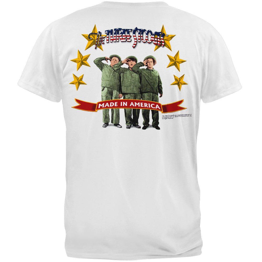 Three Stooges - American - T-Shirt Men's T-Shirts Old Glory   