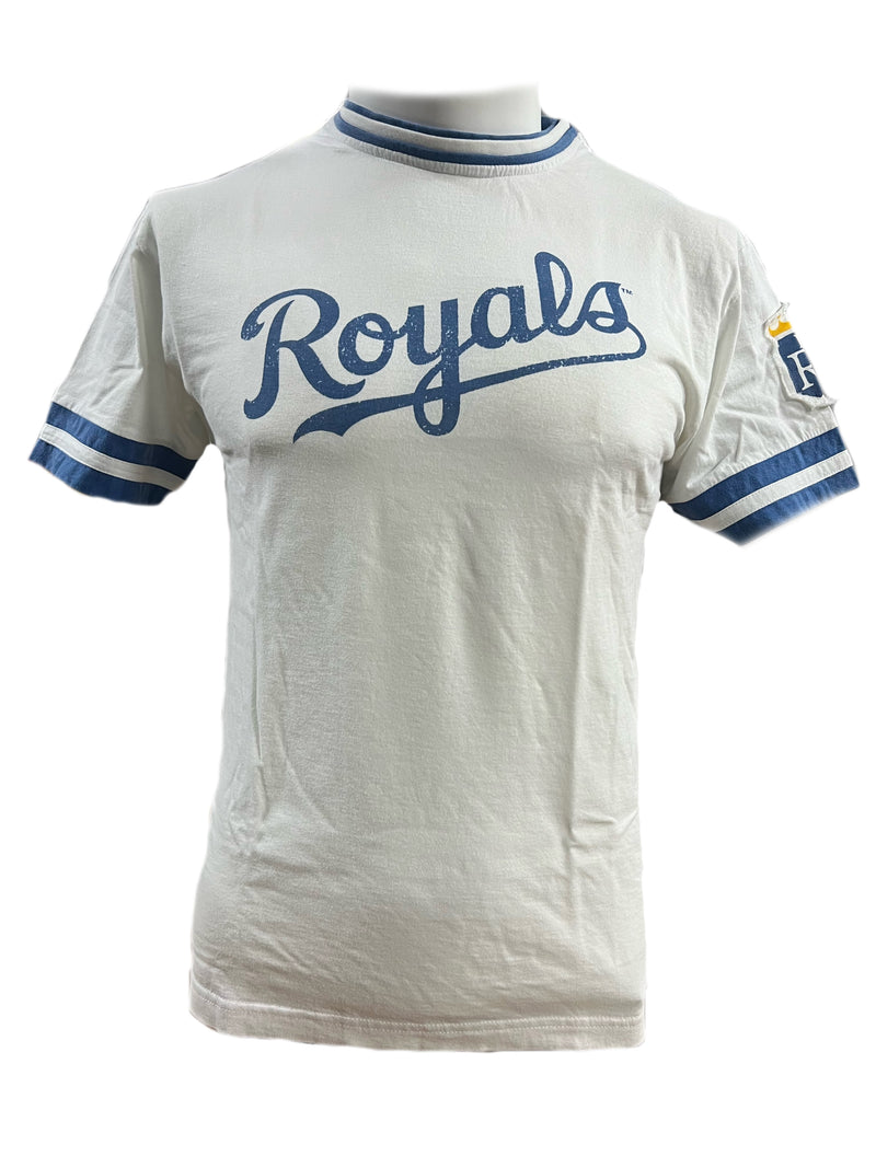 Kansas City Royals - Cursive Logo Jersey Men's T-Shirts Old Glory   