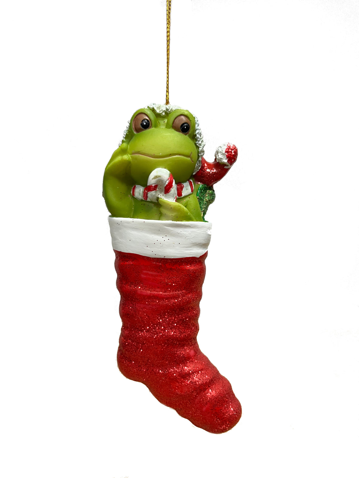Christmas Frog In Stocking Ornament 6 Pack - One Size / Multi Ornaments Old Glory   