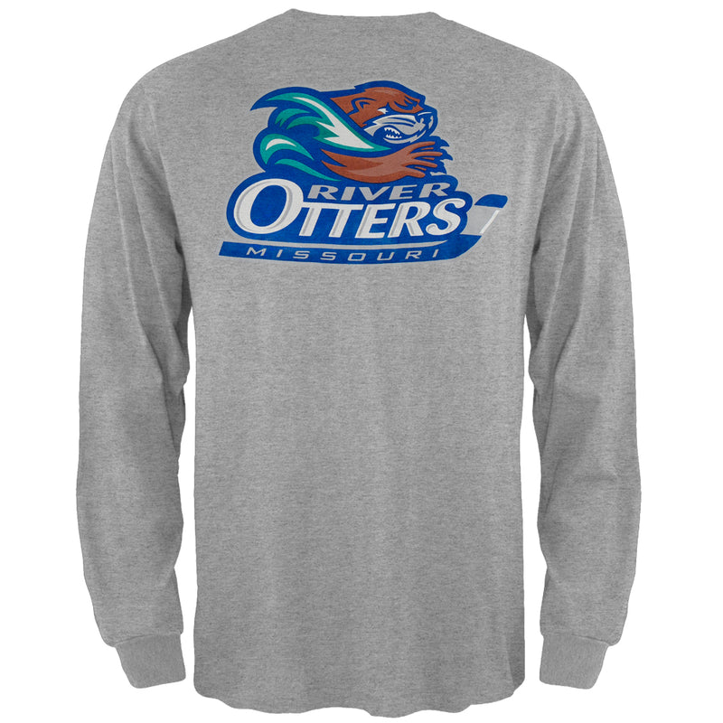 Missouri River Otters - Dual Logo Long Sleeve T-Shirt Men's Long Sleeves Missouri River Otters   