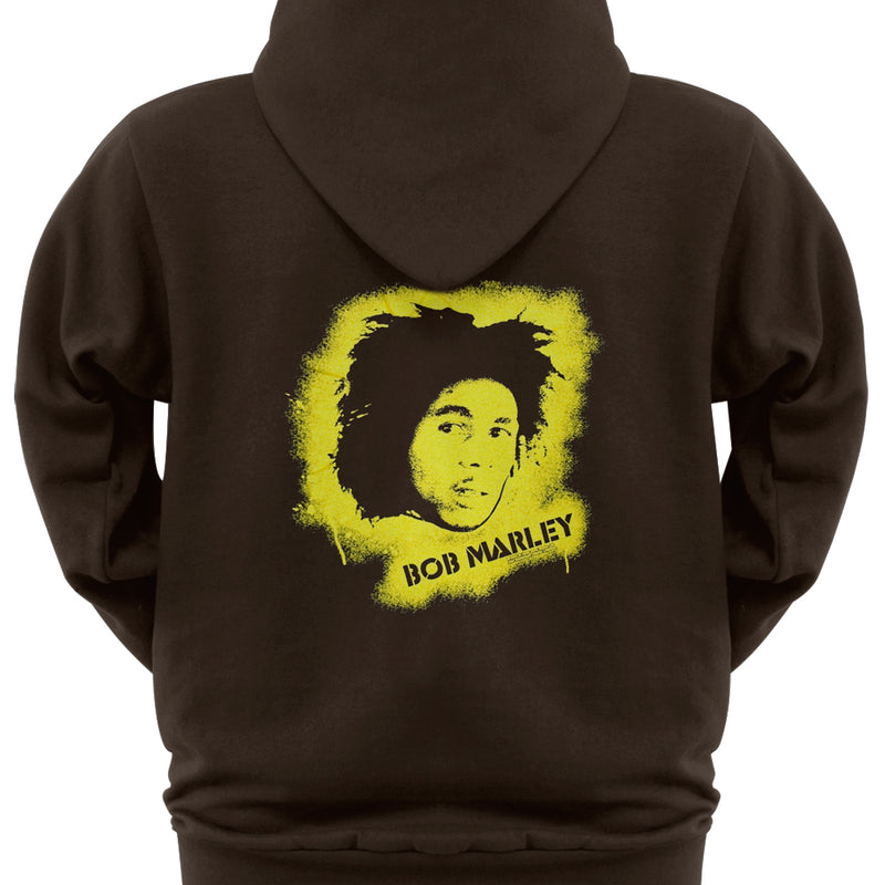 Bob Marley - Spray Zip Hoodie Men's Hoodies Bob Marley   