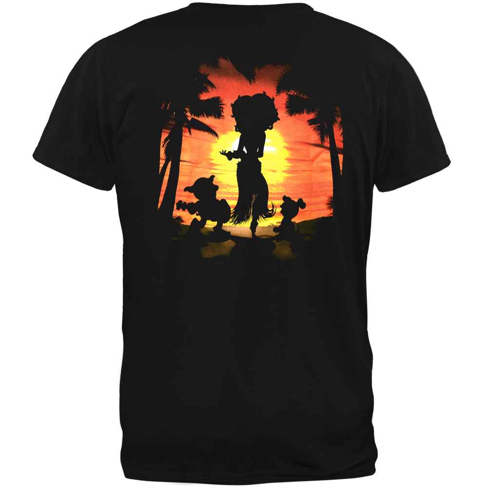 Betty Boop - Hula Boop Black T-Shirt Men's T-Shirts Betty Boop   