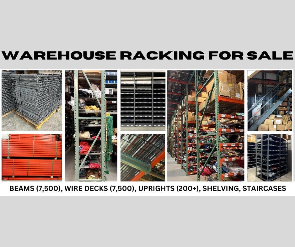 6' X 3" Pallet Racking Beams Teardrop, 6' x 3" (100 pcs) Old Glory