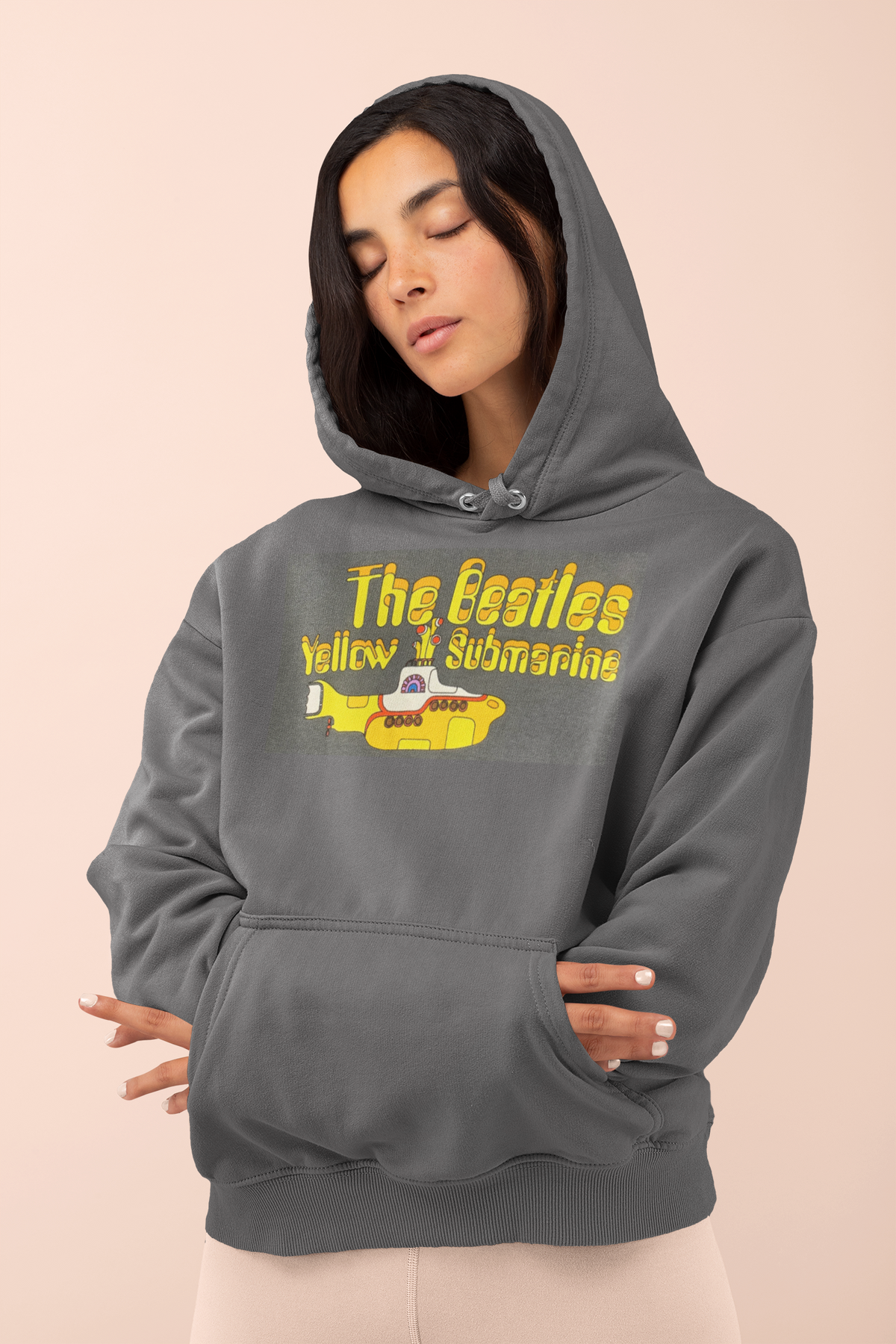 The Beatles Yellow Submarine Wide Neck Womens Juniors Jersey Hoodie Juniors Hoodies The Beatles