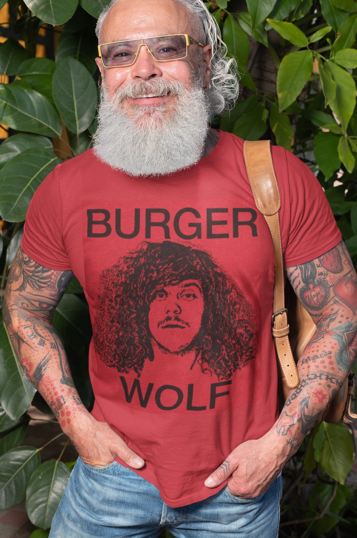 Workaholics - Burger Wolf Red Mens Soft Premium T Shirt Men's T-Shirts Workaholics