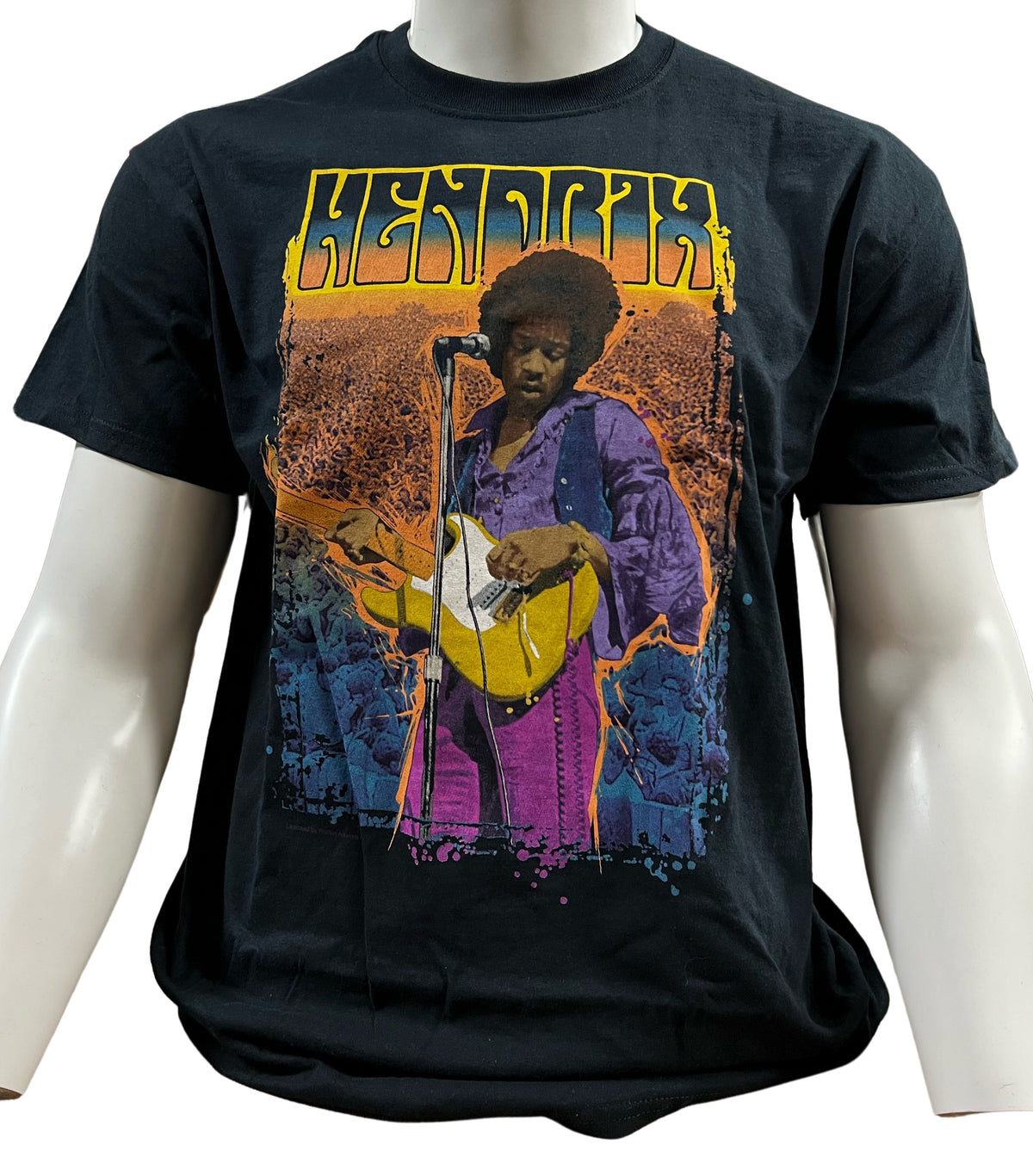 Jimi Hendrix - Jimi On Stage T-Shirt  Old Glory   