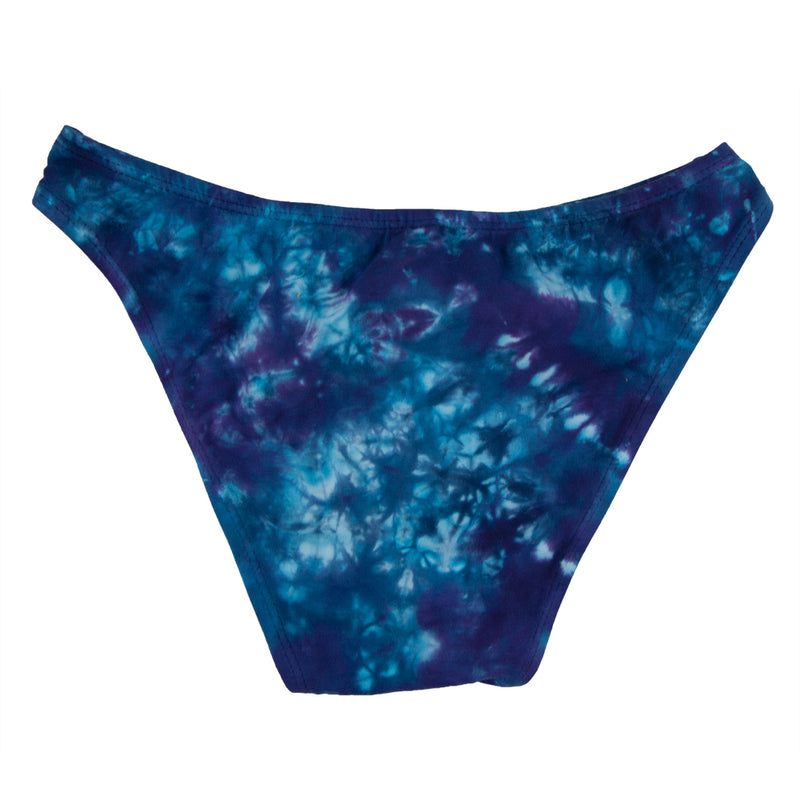 Juniors Crinkle Tie-Dye Swim Suit Bottom Juniors Bathing Suits Old Glory   