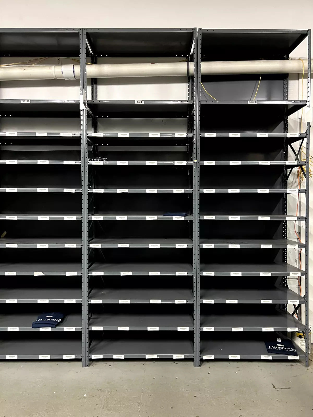 Metal Rack Shelving ($100 a section) (10 Shelves) Industrial Storage Warehouse  Old Glory   