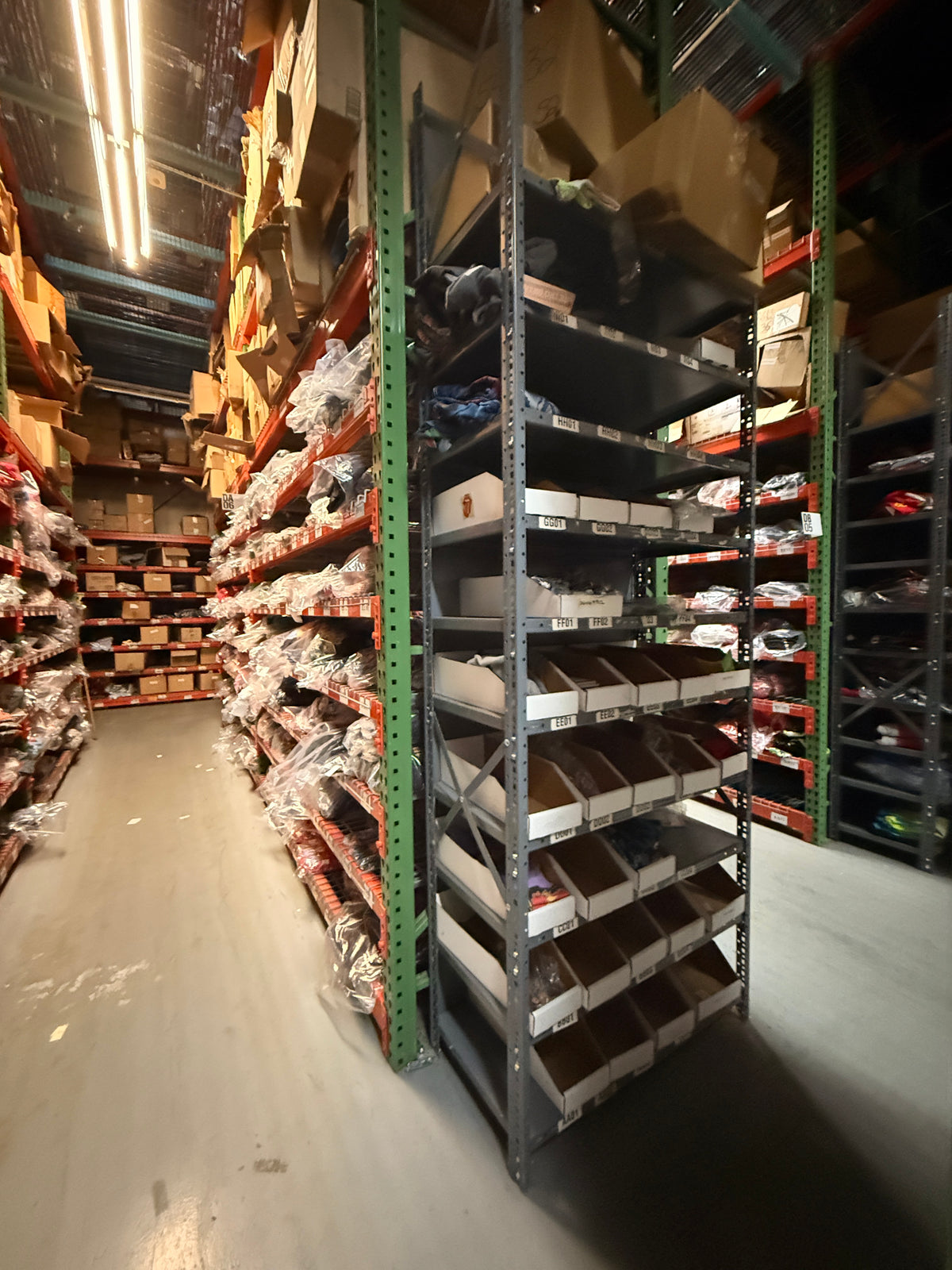 Metal Rack Shelving ($125 a section) (10 Shelves) Industrial Storage Warehouse Old Glory