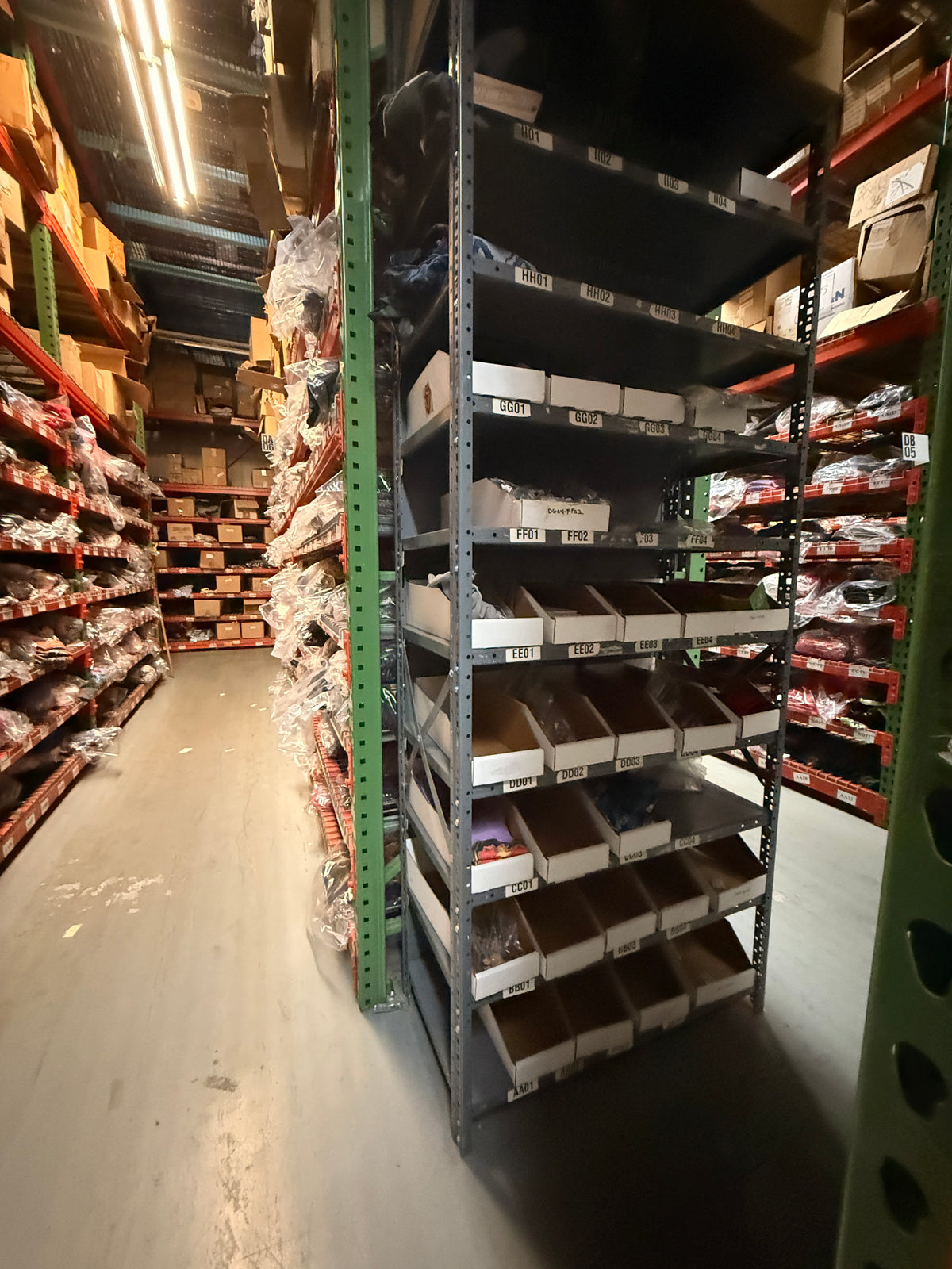 Metal Rack Shelving ($125 a section) (10 Shelves) Industrial Storage Warehouse Old Glory