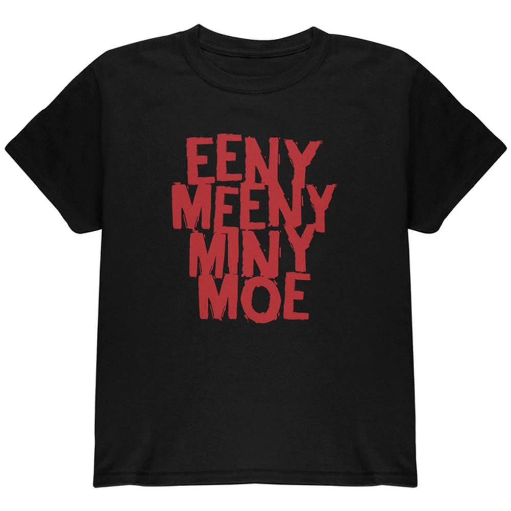 Eeny Meeny Miny Moe Youth T Shirt Youth T-Shirts Old Glory LG Black 