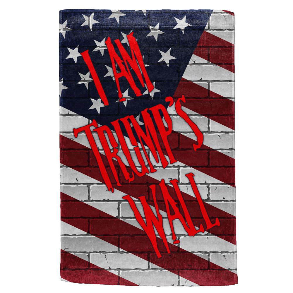 Election 2016 I Am Trump's Border Wall All Over Hand Towel Sports Towels Old Glory OS Multi 