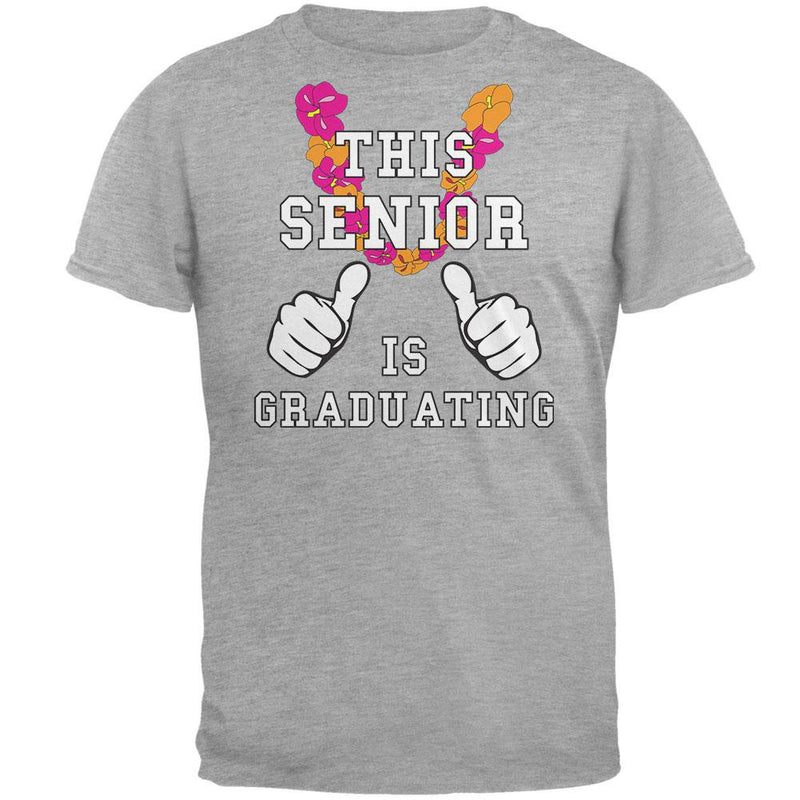 Graduation This Senior is Graduating Mens T Shirt Men's T-Shirts Old Glory 2XL Grey 