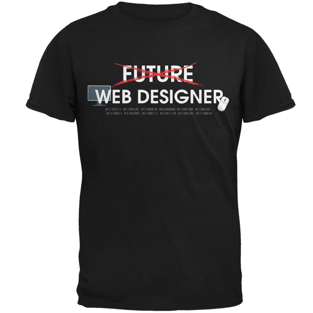 Graduation - Future Web Designer Mens T Shirt Men's T-Shirts Old Glory 2XL Black 