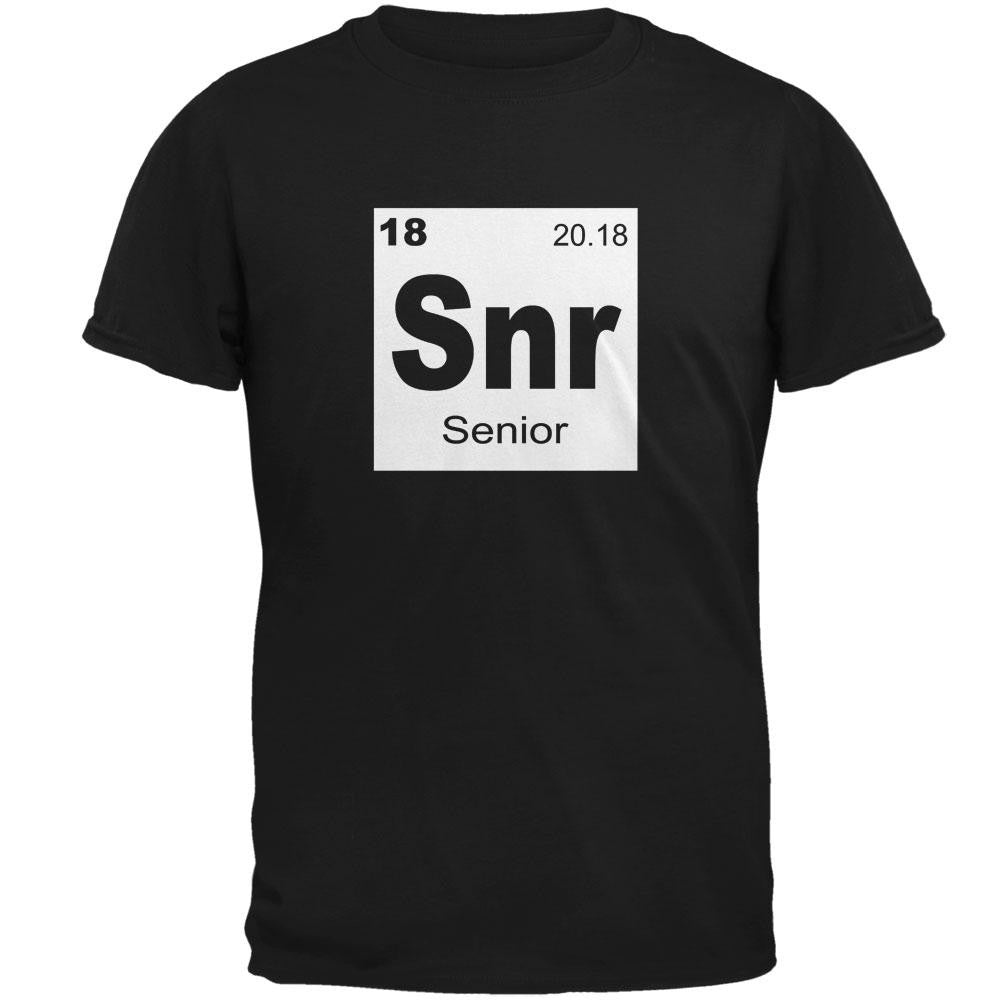 Graduation - Senior Periodic Table 2018 Mens T Shirt Men's T-Shirts Old Glory 2XL Black 