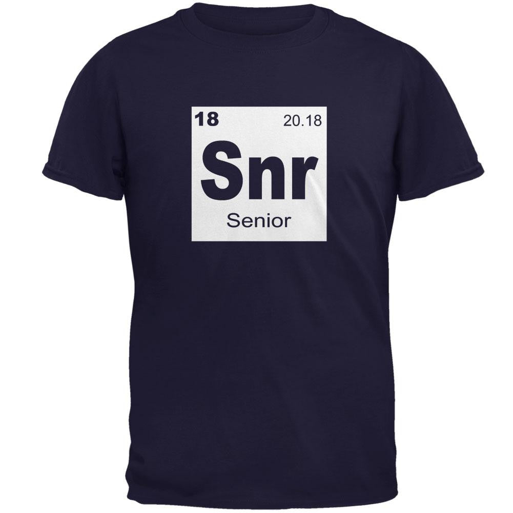 Graduation - Senior Periodic Table 2018 Mens T Shirt Men's T-Shirts Old Glory 2XL Navy 