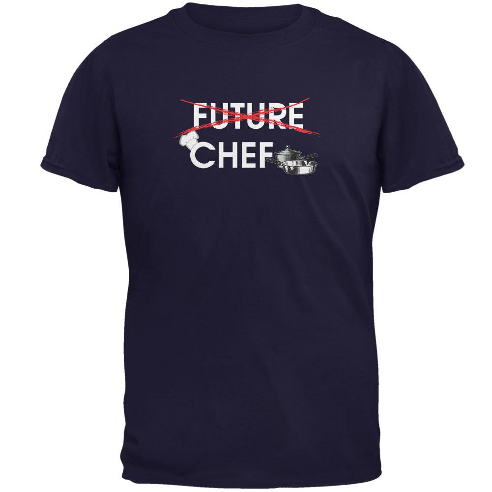 Graduation - Future Chef Mens T Shirt Men's T-Shirts Old Glory 2XL Navy 