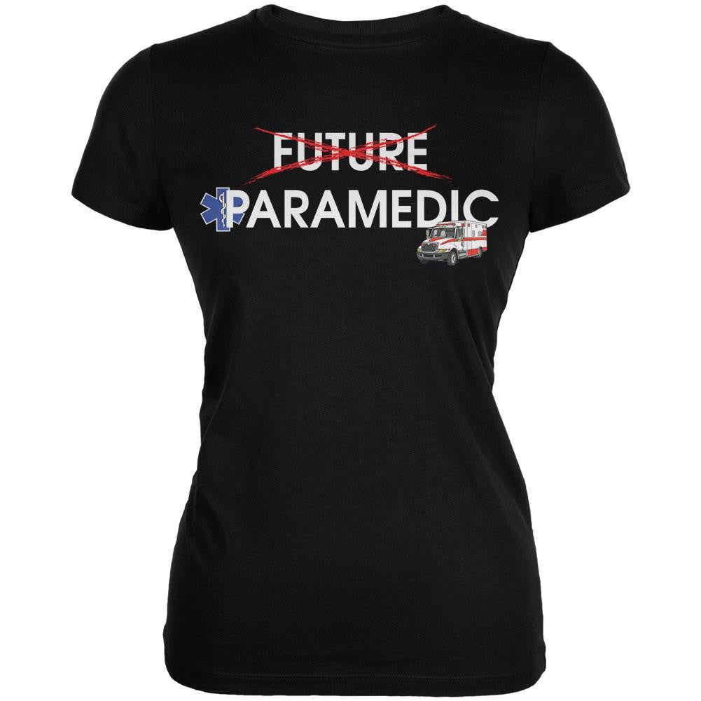 Graduation - Future Paramedic Juniors Soft T Shirt Juniors T-Shirts Old Glory 2XL Black 