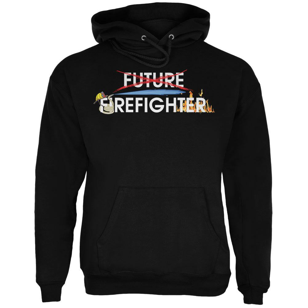 Graduation - Future Firefighter Mens Hoodie Men's Hoodies Old Glory 2XL Black 