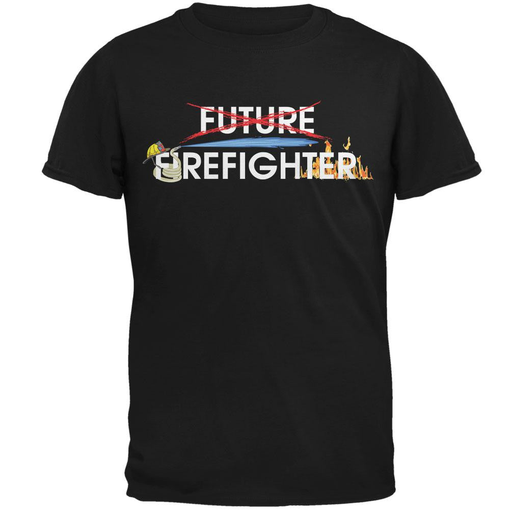 Graduation - Future Firefighter Mens T Shirt Men's T-Shirts Old Glory 2XL Black 