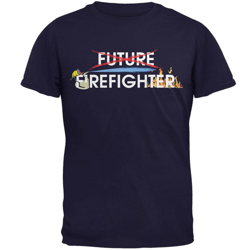 Graduation - Future Firefighter Mens T Shirt Men's T-Shirts Old Glory 2XL Navy 