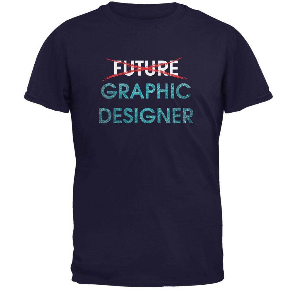 Graduation - Future Graphic Designer Mens T Shirt Men's T-Shirts Old Glory 2XL Navy 